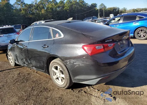 2016 Chevrolet Malibu Ls из США, поврежденный, VIN 1G1ZB5ST0GF180571